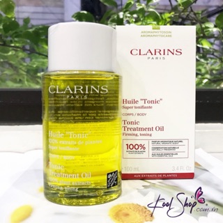 ☘️Tinh Dầu Massage Cơ Thể Clarins Body Treatment Oil (Huile Tonic) 100ml☘️MẪU MỚI NHẤT✨