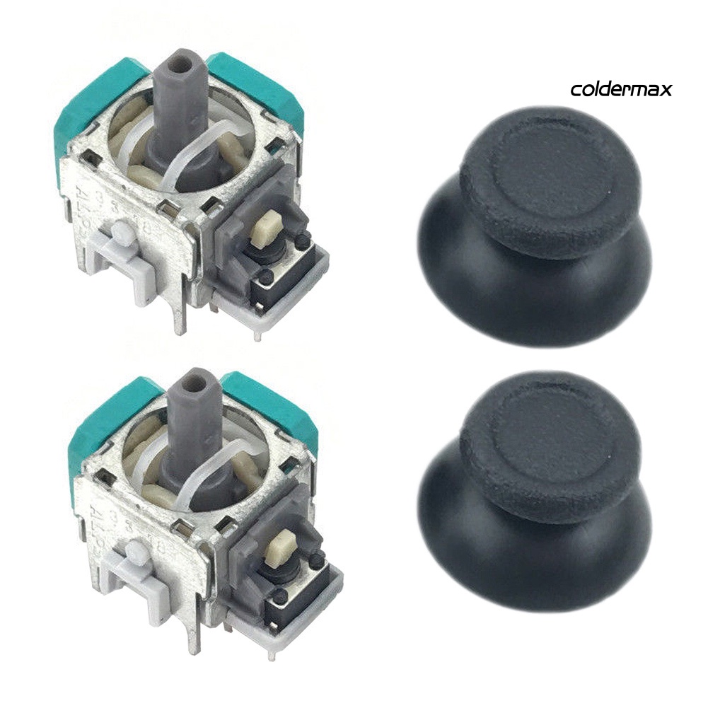 COLD ＊  2Pcs Analog Thumb Joystick Repair Parts Dualshock Replacement for PS4 Controller