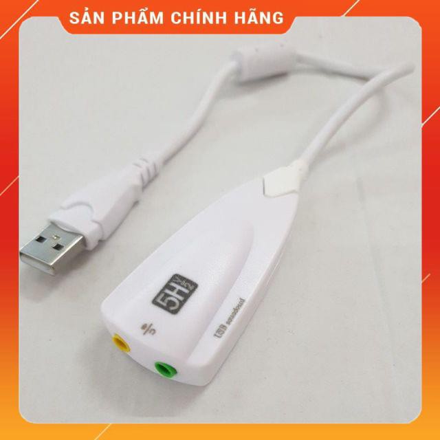 Cáp chuyển USB sang mic và loa Virtual 7.1- 5HV2 dailyphukien