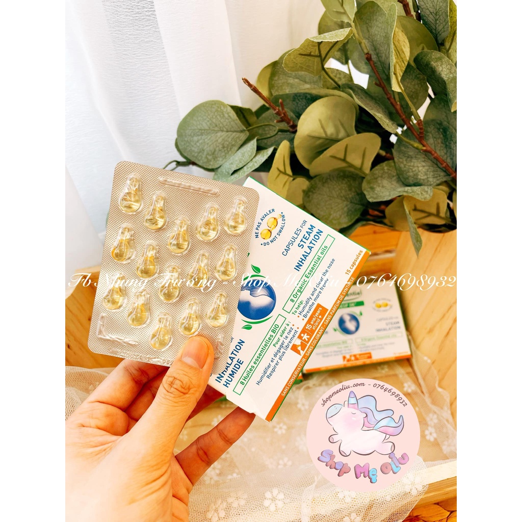 Viên tinh dầu xông mũi Puressentiel