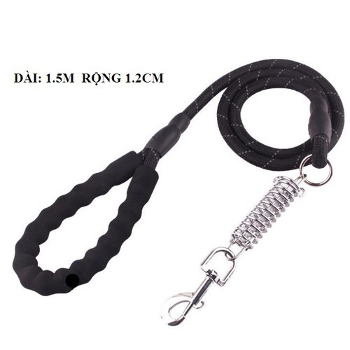 Dây dắt chó chống cắn có trợ lực