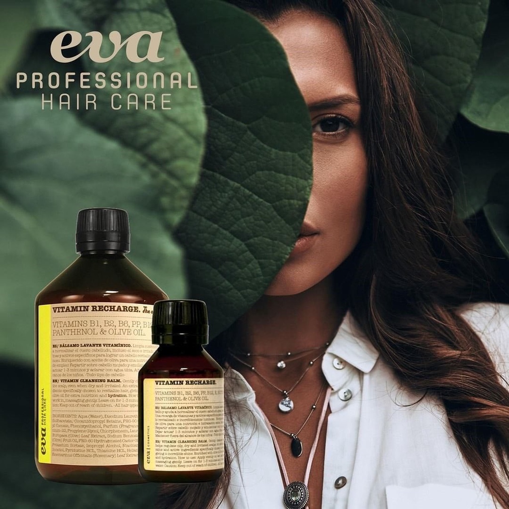 Phục hồi hư tổn và kích thích mọc tóc cùng dầu gội Vitamin Recharge - Eva Professional