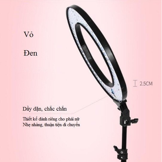 Đèn Led Ring CY-432B 60W quay phim, chụp ảnh, makeup