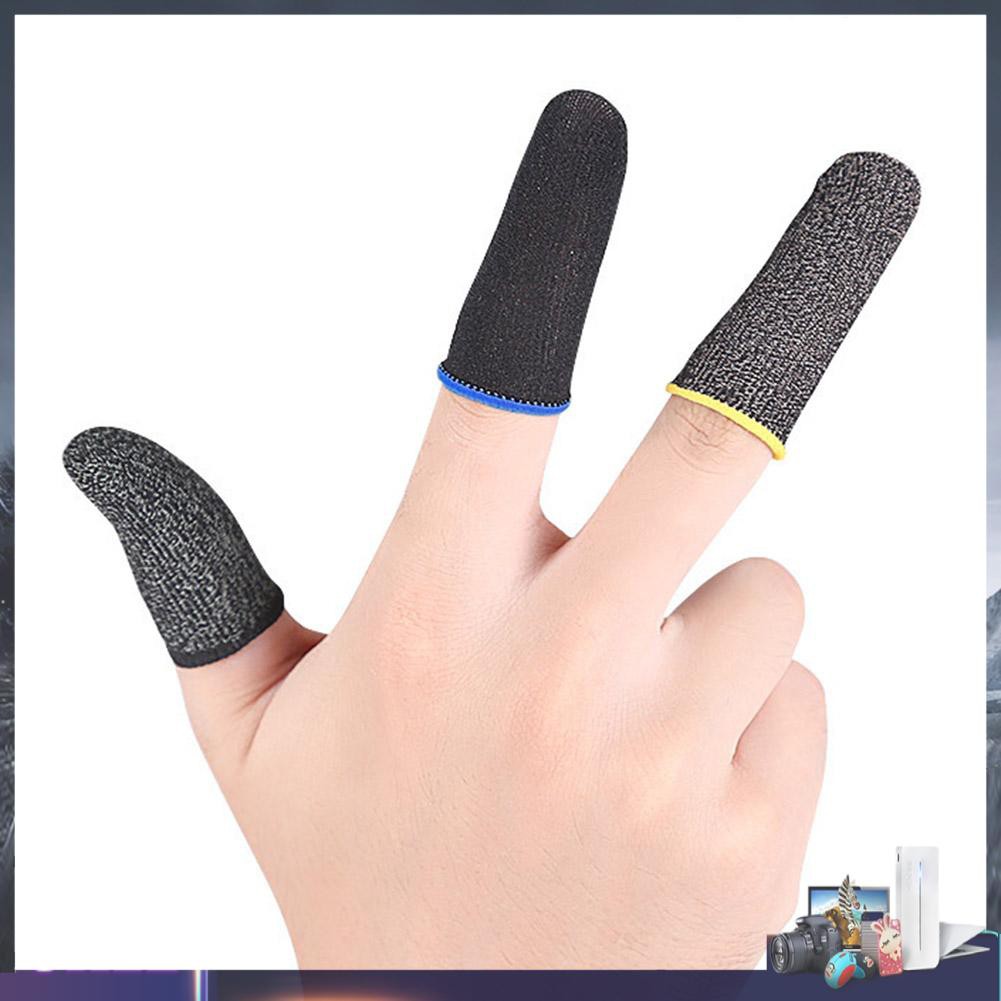 2x Game Controller Finger Covers Sweat-Proof PUBG Nylon Thumb Touch Sleeve