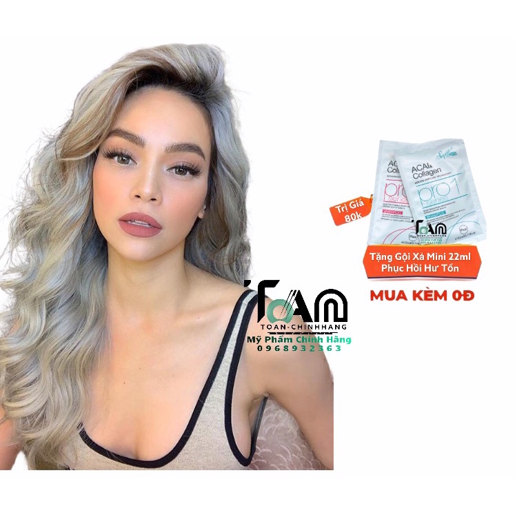 Combo Màu Nhuộm Tóc (Màu Bạch Kim) + Oxy
