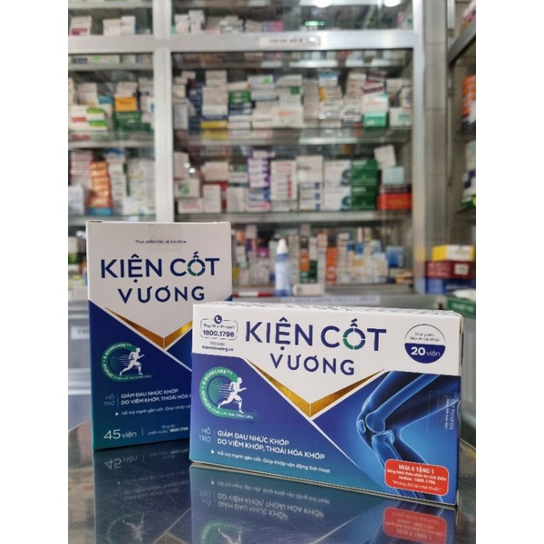 Viên Uống Xương Khớp- KIỆN CỐT VƯƠNG- Hỗ Trợ Giảm Đau Khớp, Nhức Khớp
