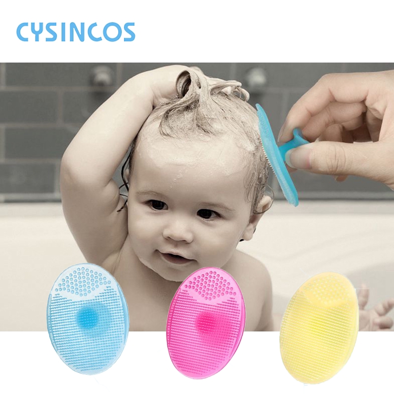 1Pc Silicone Multifunction facial Soft cleansing brush Baby Shower Hair Wash Pad Face Exfoliating