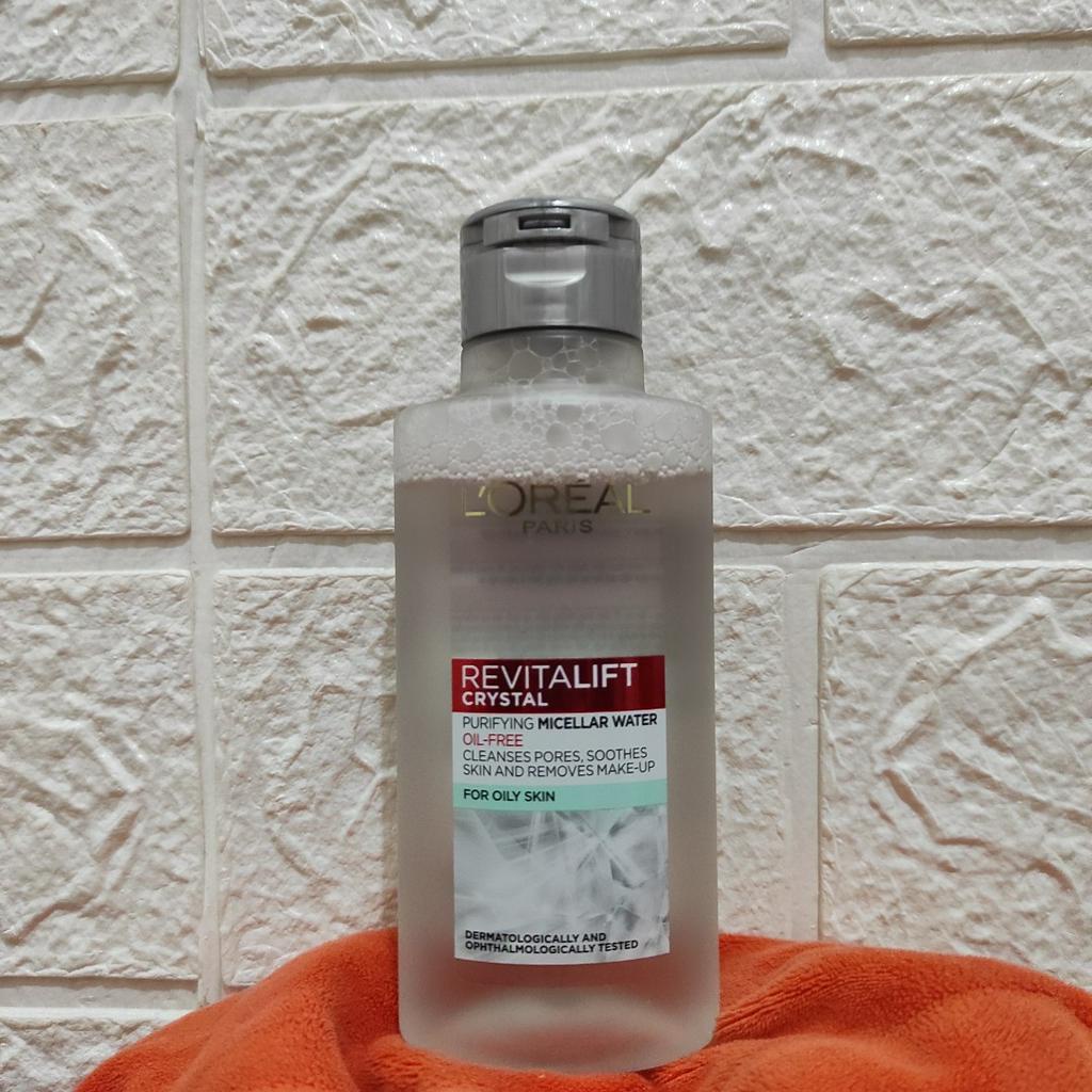 Nước Tẩy Trang Loreal Paris Revitalift Crystal Purifying Micellar Water 95ml Dành Cho Da Dầu