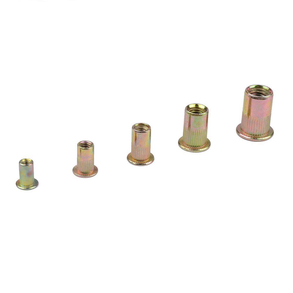 Bộ 100 Đinh Tán Bằng Thép Carbon M3 / 4 / 5 / 6 / 8