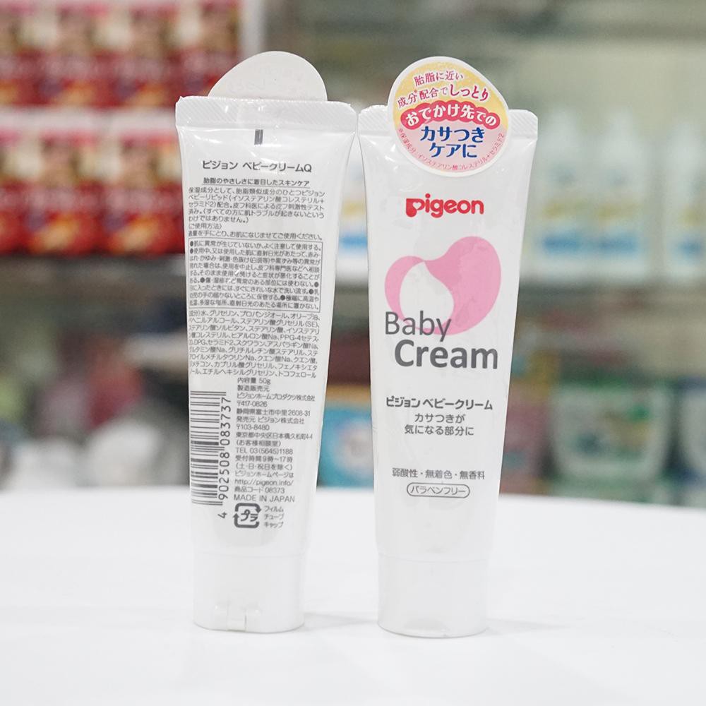 Kem Nẻ Cho Bé Dưỡng Ẩm Cho Bé Từ Sơ Sinh Pigeon Baby Cream Nhật Bản 50g