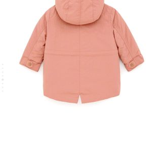 Áo Parka Zara quả bông (ảnh cuối khách mặc)