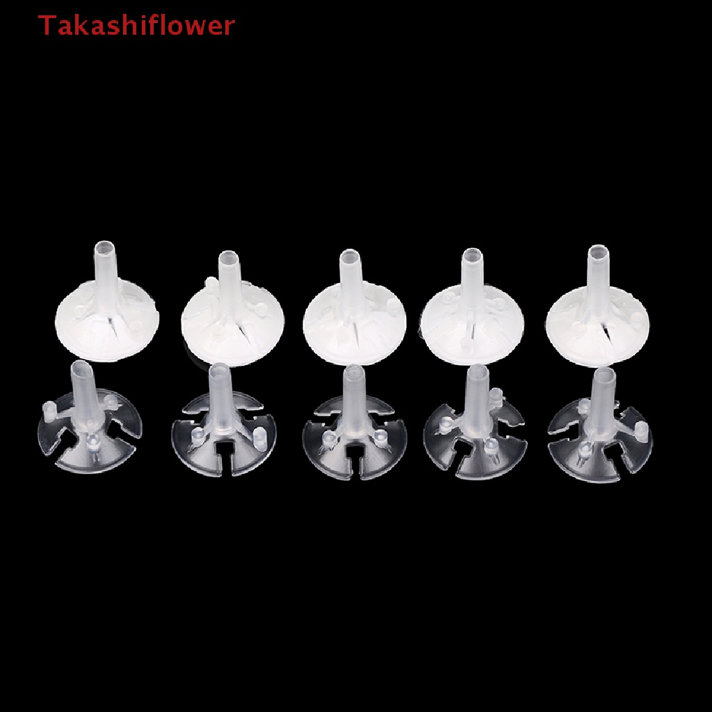 Set 100 Giá Đỡ Kẹo / Sô Cô La Bằng Nhựa Trong Suốt