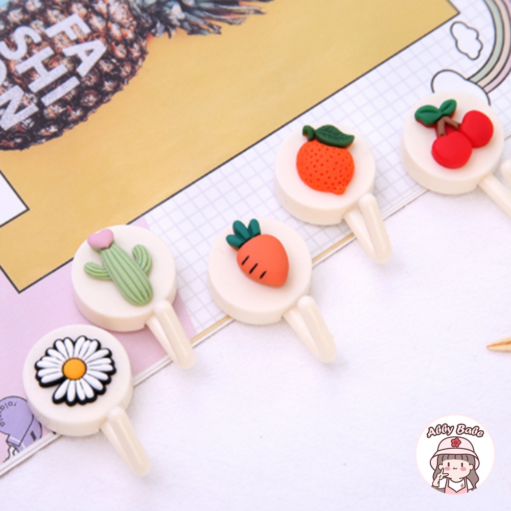 Giá Đỡ Cây Lau Nhà Đa Năng Dán Tường Hình Trái Cây/Động Vật Siêu Mạnh Cho Nhà Bếp/Phòng Tắm