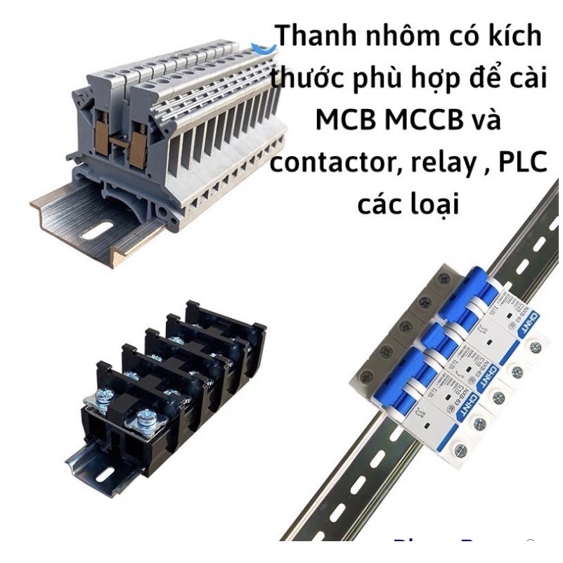 Thanh Cài Át Nhôm, Thanh Ray Nhôm CB dài 1m