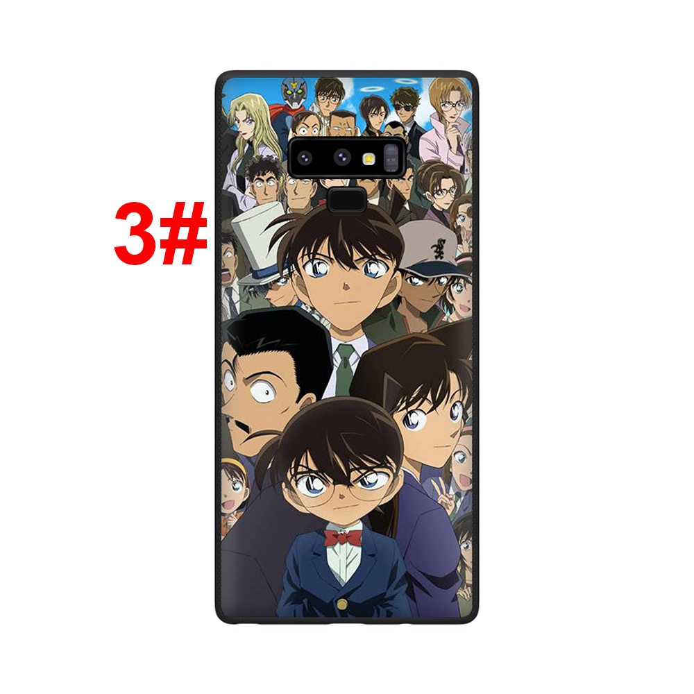 Ốp điện thoại silicon mềm 162F hình Anime Detective Conan cho SAMSUNG GALAXY NOTE 8 9 10 PLUS A5 2017 A6 A7 A8 A9 2018