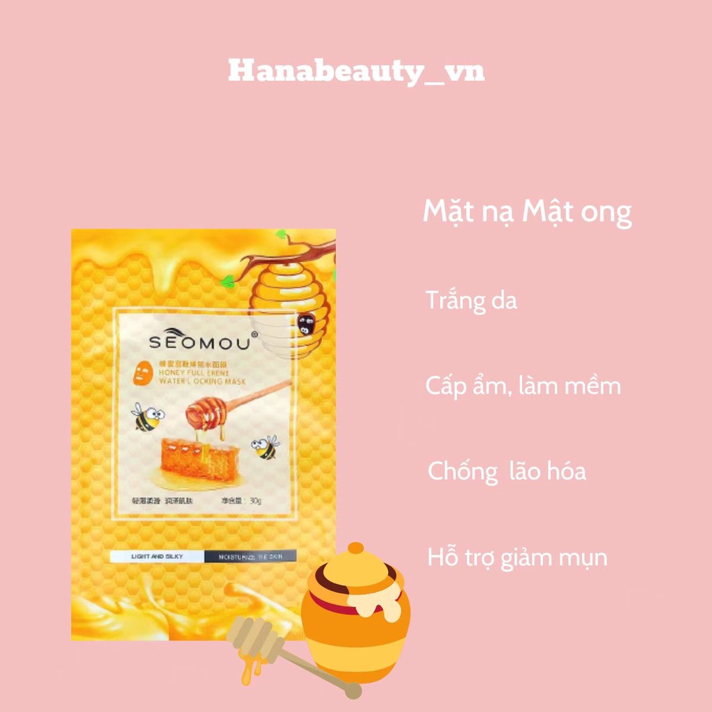 Mặt nạ Hoa Quả cấp ẩm mờ thâm dưỡng da làm sạch mềm mịn cải thiện làn da chống lão hóa khoẻ mạnh nội địa Trung | BigBuy360 - bigbuy360.vn