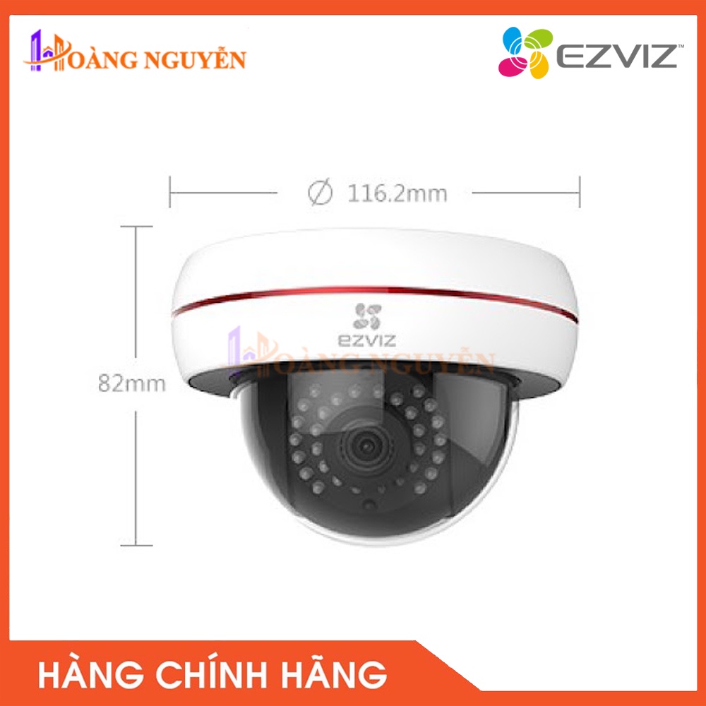 [NHÀ PHÂN PHỐI] Camera IP/Wifi Ezviz C4S 2MP - Thích Ứng Video, Hồng Ngoại Ban Đêm, Chống Nước Bụi IP66