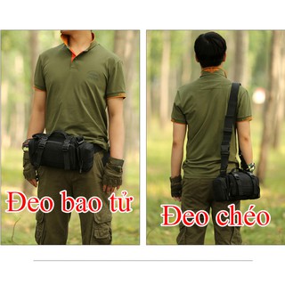 {HCM} Túi đeo chéo đeo bụng thời trang đa năng thời trang cho nam