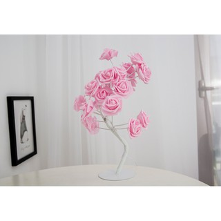 <Giá rẻ nhất-SẴN> Đèn ngủ, đèn bàn cây hoa hồng trang trí để bàn, trang trí phòng, quầy thu ngân, spa đẹp, độc, lạ