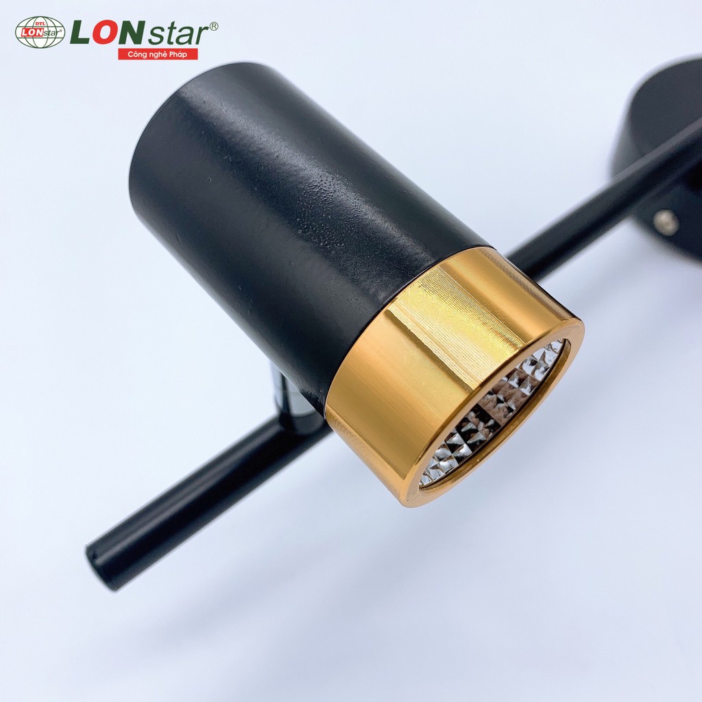 Đèn soi tranh, Đèn rọi gương LONstar 3 bóng mắt led COB 5W cực sáng ,điều chỉnh được góc chiếu 3268/3