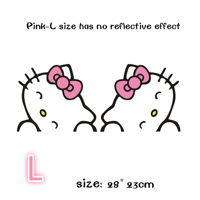 1 Cặp Sticker Hello Kitty Dán Trang Trí Xe Hơi