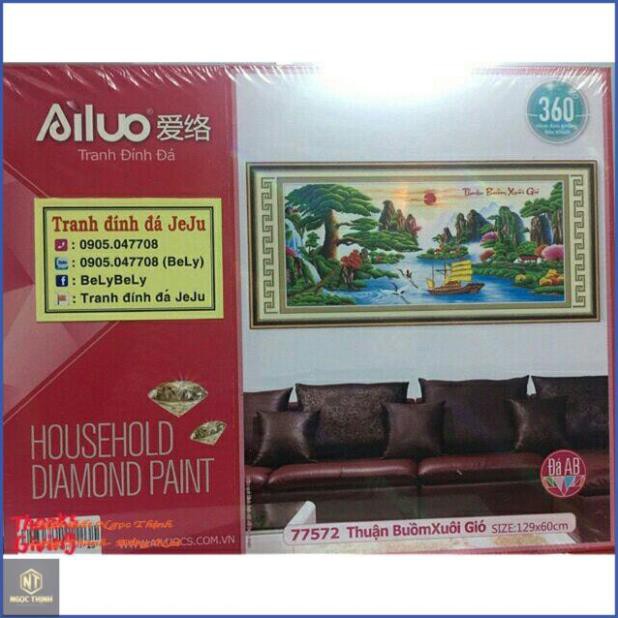 Freeship Combo 2bức tranh đá (77572)KÍCH THƯỚC 129×60cm chưa đính. (Hàng cao cấp)