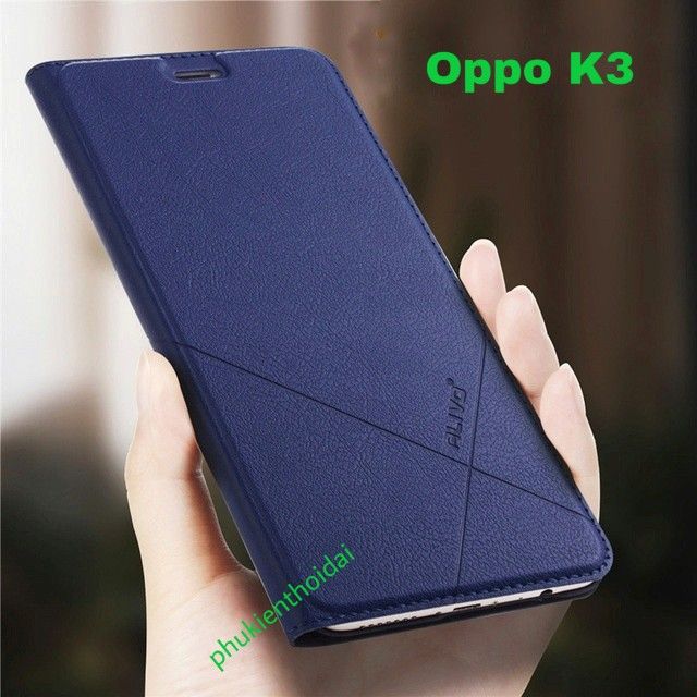 Bao da Oppo K3 / Realme X dùng chung hiệu Alivo nắp kín cao cấp chất đẹp