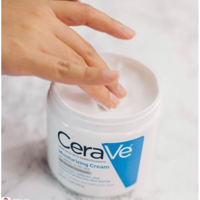 Kem dưỡng ẩm Cerave Moisturizing Cream cho da mặt và toàn thân 453g