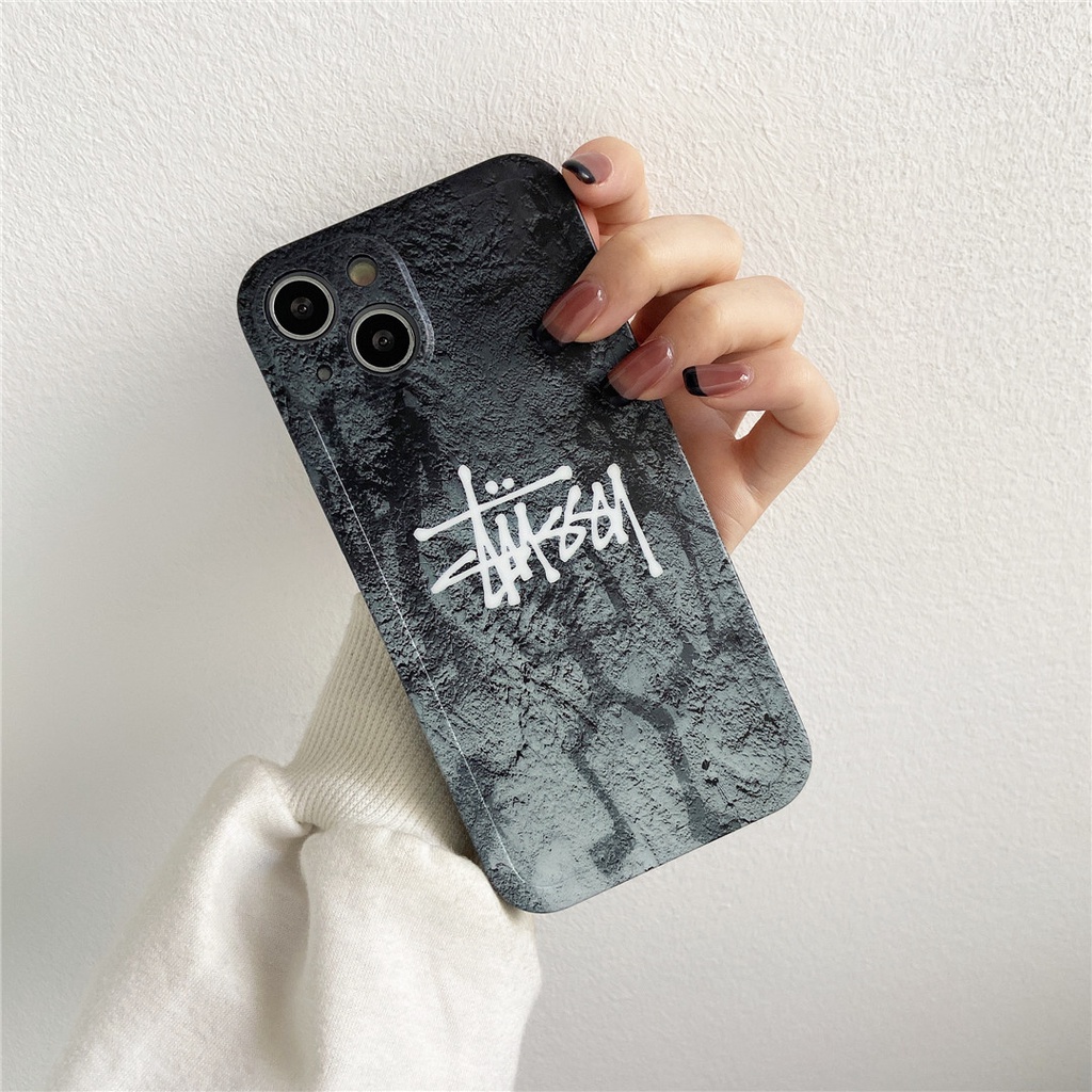 Ốp Điện Thoại Nhựa Cứng In Hình STUSSY Cho iPhone15 14 13 12 Mini 11 PRO MAX 6 / 6s 7 / 8plus SE2 X / XS XR XSMAX #Hg4761