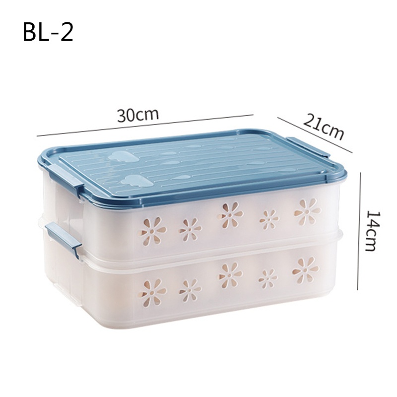 Hộp Đựng Trứng Hai Tầng Bằng Nhựa Siêu One / Hai Lớp