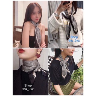 Khăn Lụa Vuông 70x70, Khăn Lụa Quàng Cổ - Khăn Lụa Cuốn Cổo