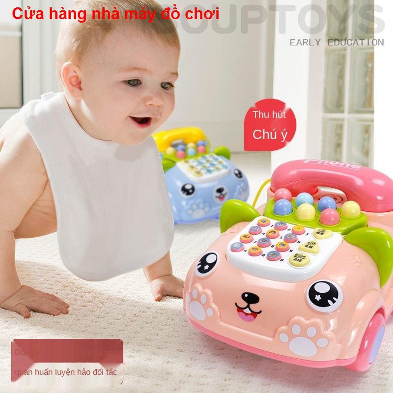 Mô phỏng dành cho trẻ em Điện thoại di động Âm nhạc Giáo dục sớm Máy câu chuyện Đồ chơi Nam và Nữ Bé 0-1-3 Tuổitua