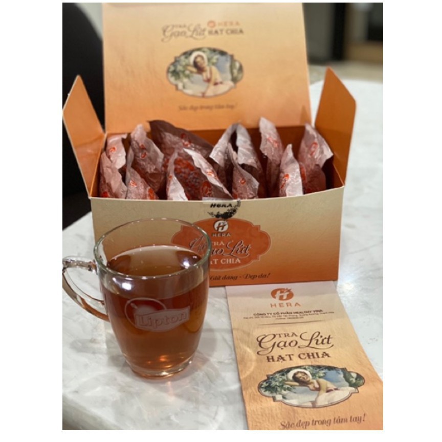 Trà Giảm Cân ⭐️FREESHIP⭐️ Trà Gạo Lứt Hạt Chia Hera – Đào Thải Mỡ Thừa Nhanh Chóng, An Toàn Không Tác Dụng Phụ | BigBuy360 - bigbuy360.vn