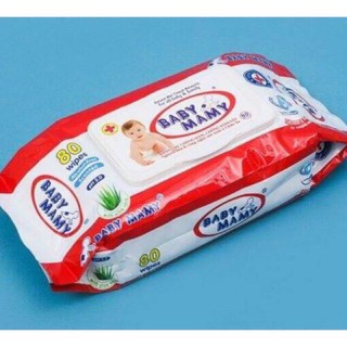 (80 tờ/1 gói) Khăn ướt Baby cho bé hương thơm dịu nhẹ