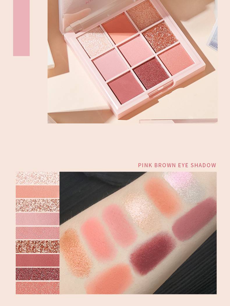 Bảng Phấn Mắt Kiss Beauty 9 Màu Lâu Trôi Cao Cấp | BigBuy360 - bigbuy360.vn