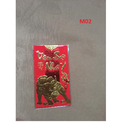 Set 6 Bao Lì Xì Tết 2022 túi cổ ngắn
