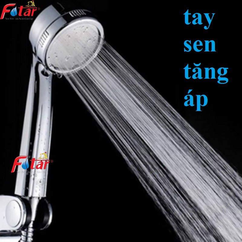 [TĂNG ÁP NƯỚC MẠNH] Tay Sen Tắm Tăng Áp Vòi hoa sen và Dây Sen và Cài Sen TS16 TS TĂNG ÁP TRÒN