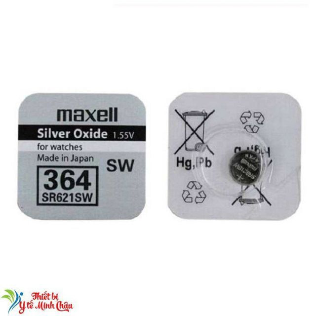 Pin Đồng Hồ Maxell SR621SW SR626SW 364 621 377 626 AG1 AG4 Japan Chính Hãng