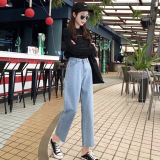 [SẴN ]QUẦN JEANS ỐNG SUÔNG( lẻ 1 chiếc)