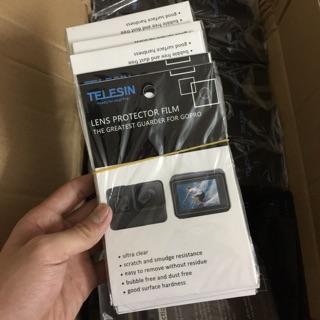Miếng dán cường lực màn hình Gopro 5/6/7/8 chính hãng Telesin