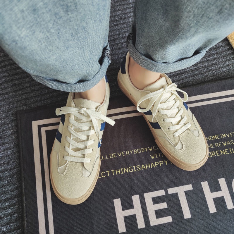 ◙giày vải lót giày sneaker nam đế thấp
