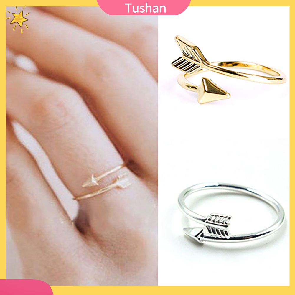 Nhẫn Hở Hình Mũi Tên Thời Trang Cho Nữ