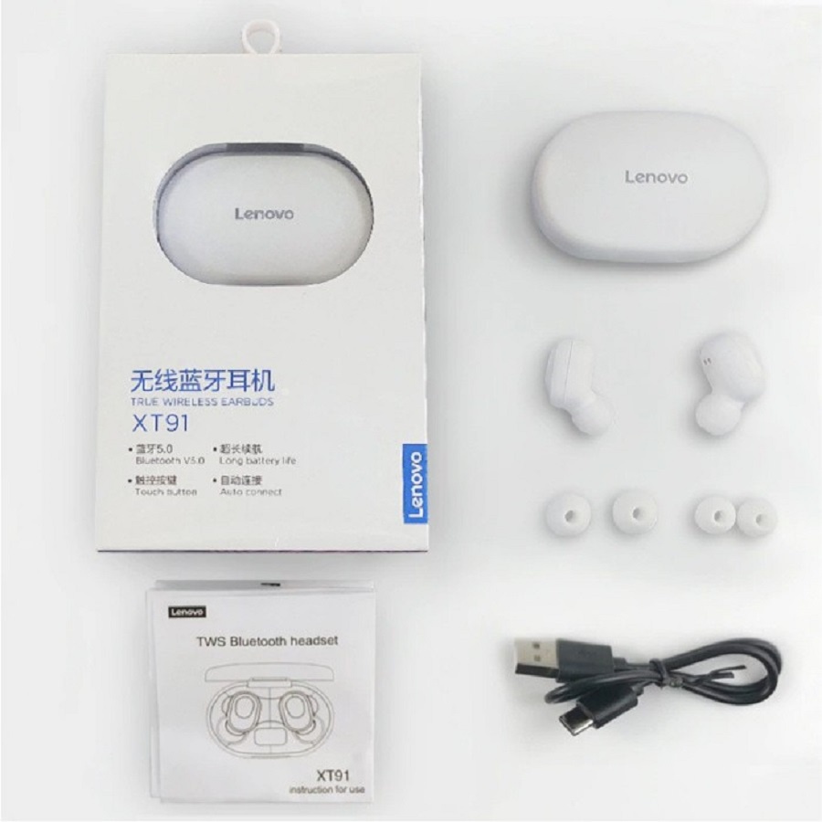 Tai Nghe Bluetooth Thể Thao Chống Nước Cho Lenovo Xt91 XT90 XT92 Tws