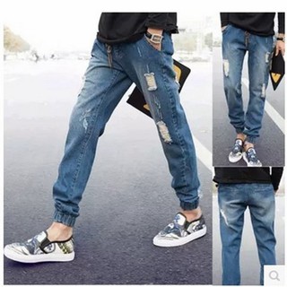 Quần jogger nam xanh lam Q30