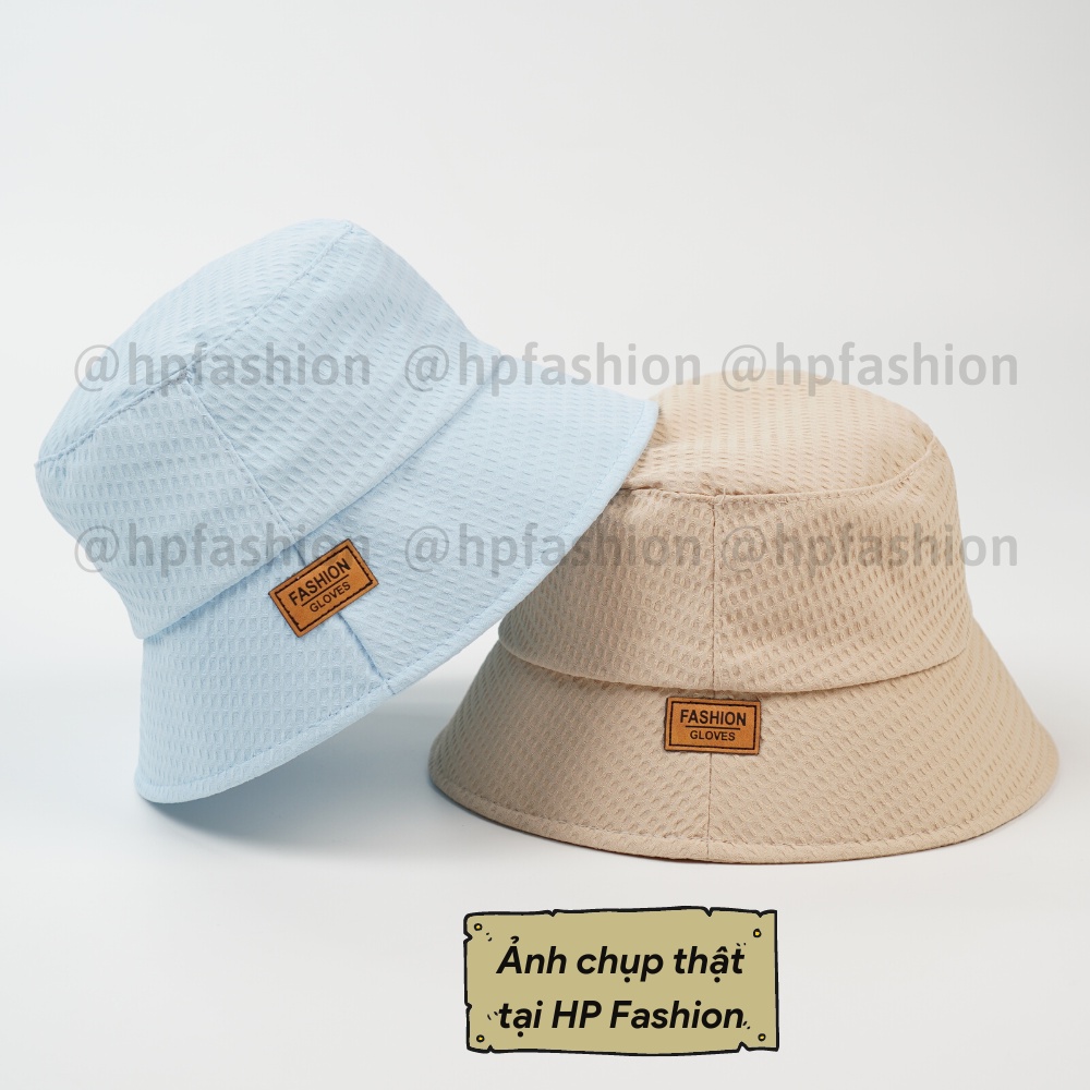 Mũ bucket vành cụp ❤️ Nón tai bèo vành rộng FASHION GLOVES chất kaki xốp cao cấp form unisex nam nữ N86 - Happy Style