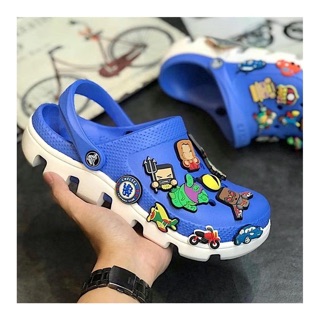 TẶNG 10 JIBBITZ dép sục crocs