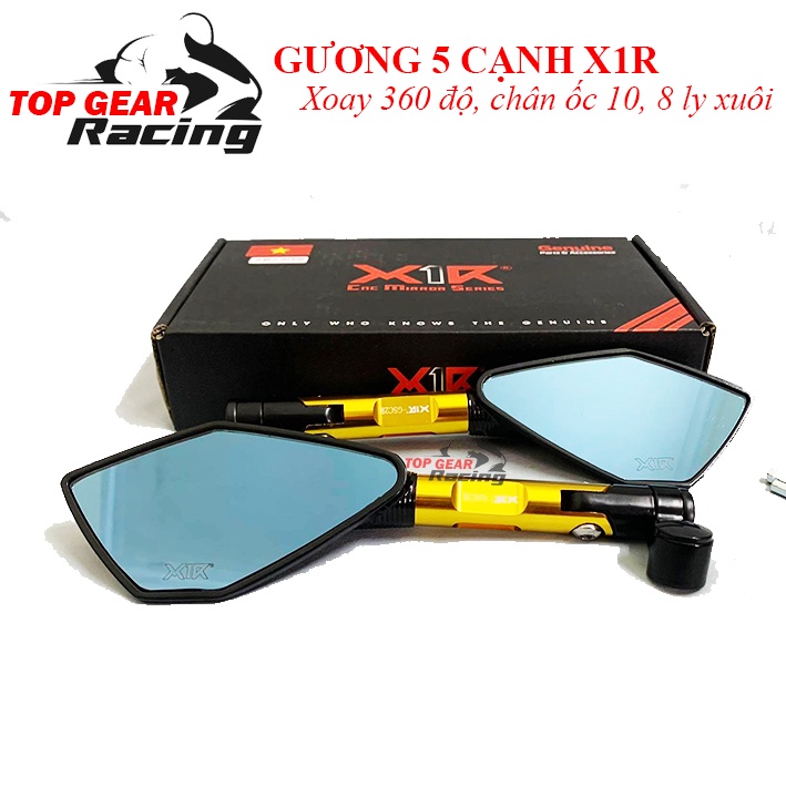 Gương 5 Cạnh X1R Có Ron Xoay 360 Lắp Mọi Dòng Xe &lt;TOPGEAR&gt;