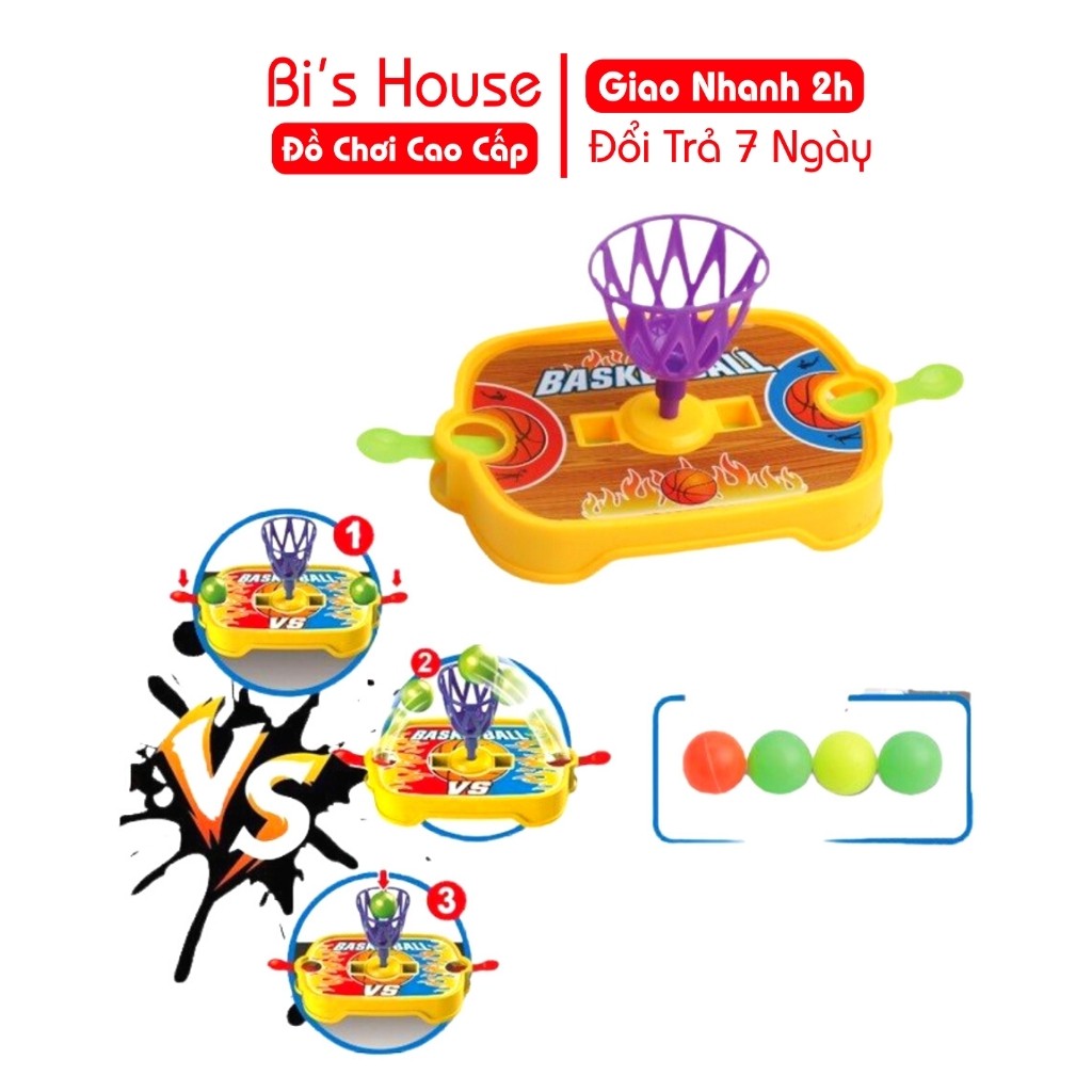 Bộ đồ chơi giải trí bóng rổ mini vui nhộn - đồ chơi Bi House