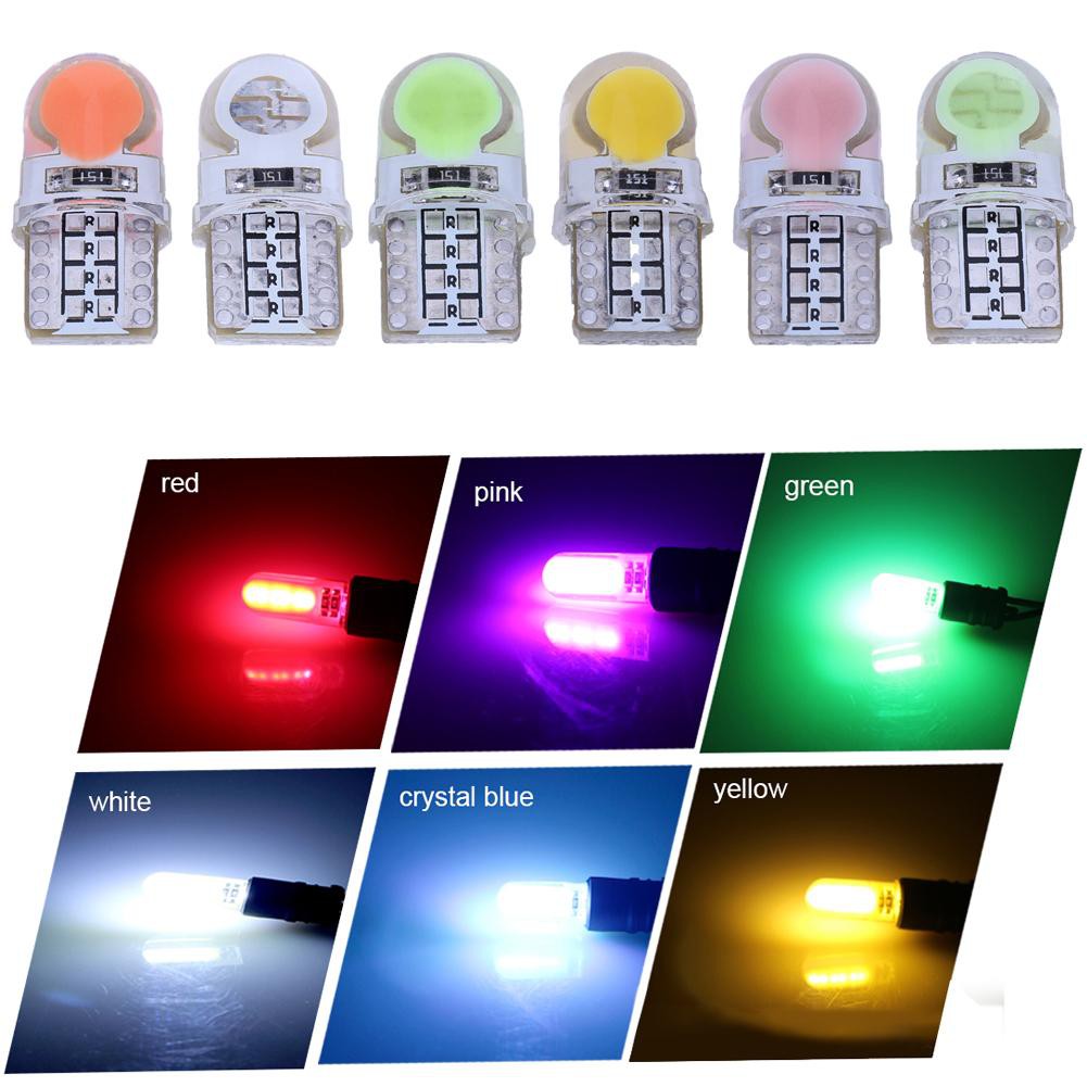 Set 10 bóng đèn LED 12V T10 W5W tiện dụng cho xe hơi