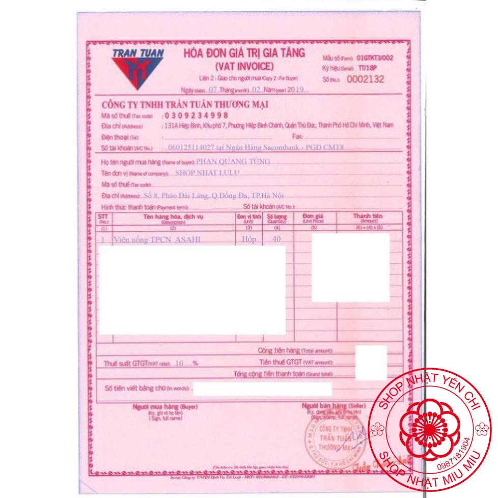 Viên uống bổ não, hỗ trợ tiền đình Asahi Nhật bản_shopnhatlulu2